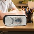 thumbnail image 6 of Kuiaobaty Deer Flower Print Backpack and Pencil Case Set with Lunch Bag for Boys Girls Multi Pockets Backpack Lunch Box with Adjustable Strap Roomy Bookbag Pencil Pouch for School Travel Picnic, 6 of 7