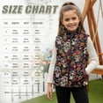 thumbnail image 7 of Pzuqiu Sugar Skull Kid Outerwear Vest 11-12 Comfortable Fashion Winter Sleeveless Jacket with Pockets Fall Outerwear Versatile Full Zip Fall Outfits Fashion Clothing for Boys, 7 of 7