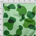 thumbnail image 3 of oneOone Cotton Flex Forest Green Fabric Abstract Organic Shape Sewing Craft Projects Fabric Prints By Yard 40 Inch Wide, 3 of 4