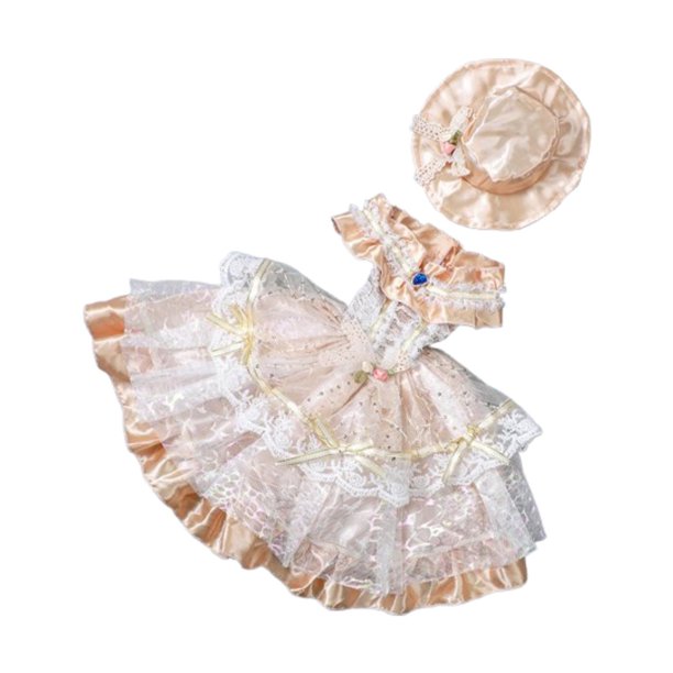 Vestido de princesa para muñeca BJD 1/3, traje de moda para niños, regalo de cumpleaños, disfraz de cosplay Rosa
