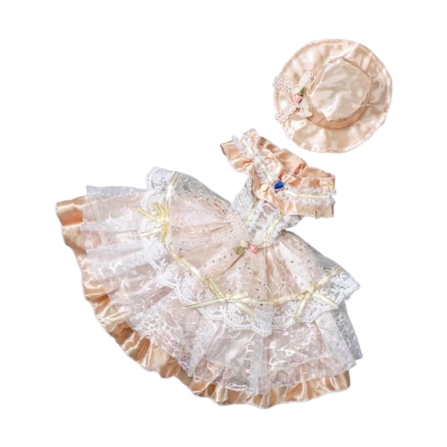 1/3 muñeca princesa vestida de ropa de muñeca moda para un regalo de cumpleaños para niños, accesorios de fotos educativos vestidos de vestuario, por Rosa