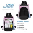 thumbnail image 6 of FORMRS Women's Travel Backpack Purse Anti-Theft Hidden Pockets Casual Shoulder Bag, Pink Gradient, 6 of 7