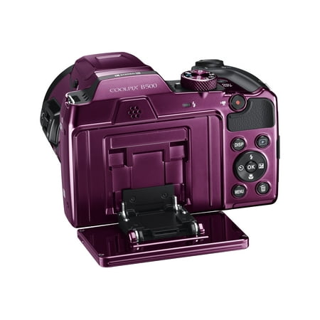 Nikon - COOLPIX B500 16.0-Megapixel Digital Camera - Plum