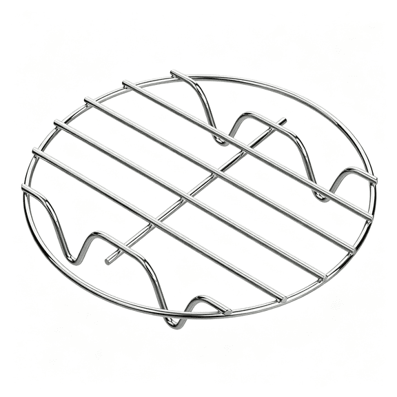 XIBUFE Trivet Rack-Steamer Rack,7" for 3/6/8 Qt Cooker Stable 7" Fit,304 Stainless Steel,For 3/6/8 Qt Pressure Cooker,Steaming,Cooling,Canning,Dutch Oven,Multi-Use Rack