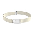 thumbnail image 2 of Buyless Fashion Kids Boys Toddler Adjustable Elastic Dress Stretch Belt with Flat Magnetic Buckle - 5099-White, 2 of 8