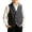 Gray, variant on GiLiling Boys Pinstripe Suit Vest Blazer Lapel Formal Waistcoat Kids Button Striped Vest with Pocket Square for Wedding (Blue, 11-12 Years)