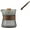 Black Pot, variant on Heat-Resistant Glass Teapot with Rotating Strainer, 360 Rotating Glass Teapot with Infuser, Portable Clear Tea Kettle with Wooden Handle, Tea Set Gift