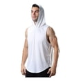 thumbnail image 1 of Chaqueta Casual Chaleco Capucha Para Hombre Nuevo No Mangas, 1 of 4