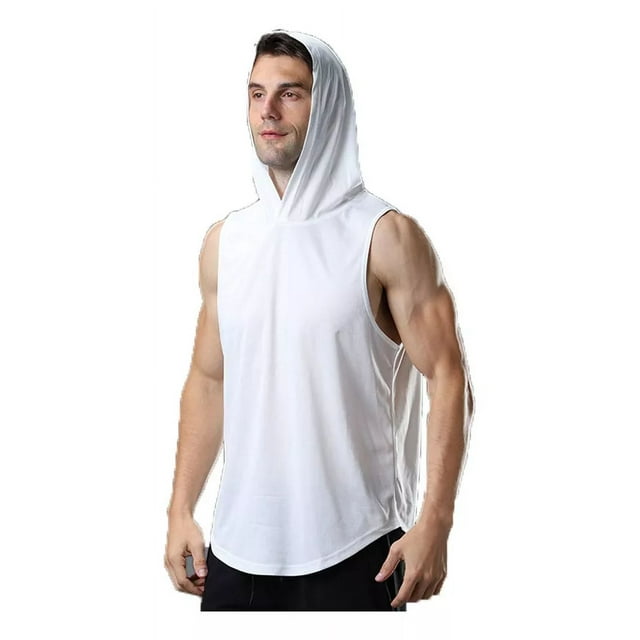 Chaqueta Casual Chaleco Capucha Para Hombre Nuevo No Mangas