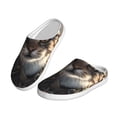 thumbnail image 2 of Lsque Pilot Cat In Vintage Plane Pattern Womens Comfort Cotton on Scuff With Memory Foam and Anti-skid Sole Slipper-42/43, 2 of 7
