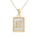 thumbnail image 2 of onlyliua para Interior/Exterior Collar de Acero Inoxidable y Letras para Mujer, Colgante de Titanio Dorado 26 En Inglés, 2 of 4