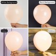 thumbnail image 3 of PartyWoo Pastel Orange Balloons, 100 pcs Pale Orange Balloons Different Sizes Pack of 36 Inch 18 Inch 12 Inch 10 Inch 5 Inch Peach Balloons for Balloon Garland or Arch as Party Decorations, Orange-Q02, 3 of 5
