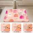 thumbnail image 4 of Dish Drying Mat Absorbent Dish Drainer Kitchen Counter 23.6x19.7inch Dish Drying Pad for Countertops Sinks Draining Racks Cute Light Pink Ghost, 4 of 9