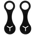 thumbnail image 1 of SHISUYAN 2 Pcs Anneau de Fixation pour Sac à Déchets pour Chien Portable (Noir), 1 of 9