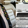 thumbnail image 6 of Yuyamidu Colorful Dog Paw Seat Belt Cover for Car SUV Sedan Truck Cute Auto Seatbelt Cover Accessories 2 Pack Short Plush Seat Belt Shoulder Strap Covers, 6 of 7
