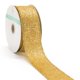 thumbnail image 1 of Cinta decorativa CT CRAFT LLC con purpurina, alambre, 3,8 cm x 9,1 m, 1 of 6