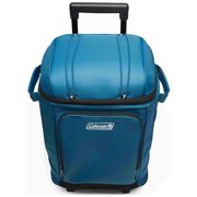 Coleman CHILLER 42-Can Insulated Soft Cooler Bag with Wheels, Ocean