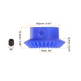 thumbnail image 2 of Uxcell 1.0 Modulus 30 Teeth 12mm Inner Hole Plastic Tapered Bevel Gear, 2 of 5