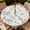 Blue Bird Floral Lattice, variant on ARTSLION Round Outdoor Tablecloth For Up To 36in With Umbrella Hole & Zipper Waterproof Elastic Edge Fitted Table Cover Big Sunflower For Patio Picnic Party, Woodland Camo Texture