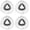 4 Pack, variant on 4 Pack EasyWring Spin Mop Refill Replacement Heads - Microfiber, Compatible with Triangle Spin Mop, Multi-Surface Cleaning