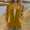 Yellow, variant on Cropped Jacket Sevevn Women's Velvet Blazer Jacket Lapel Long Sleeve V Neck Suit Coat