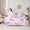 Pink Purple Teal, variant on Homewish Cute Magical Horse Bedding Comforter Set 7 Pieces for Teens Boys Girls,Cartoon Rainbow Starry Sky Full Bedding Set Lightweight,Kawaii Bow Unicorn Fitted Sheet Flat Sheet