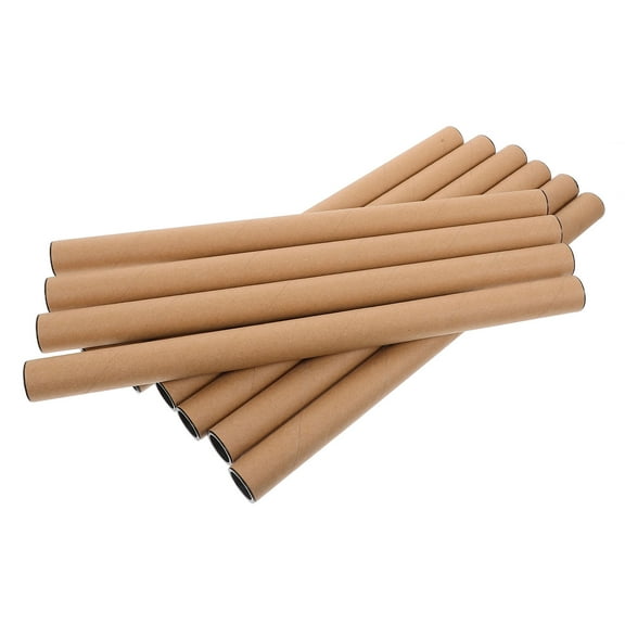 Pawsdot Khaki ABS and Paper Poster Storage Tubes for Daily Use 10Pcs