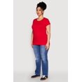 thumbnail image 4 of Women's Plus Size Basic Crew Neck Tee, 4 of 5