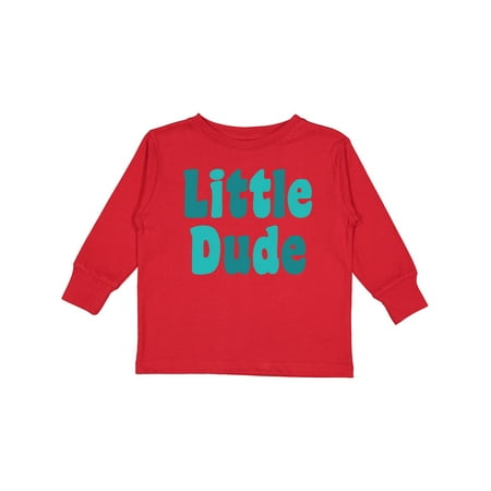

Inktastic Little Dude Gift Toddler Boy Girl Long Sleeve T-Shirt