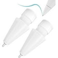 thumbnail image 1 of 2pcs Pencil Tips Fits For Apple 2nd Gen Ipad Pro Pencil ,no Wear Out Fine Point Precise Control Apple Pen Tip,longer Tips High Strength Material ,whit, 1 of 4