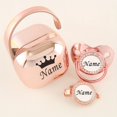 thumbnail image 4 of Baby Personalized Pacifier With Name, Pacifier Box Set, Customized Pacifier +Pacifier Clip+ Storage Box For 0-18 Months, 4 of 4