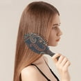 thumbnail image 3 of Decorative French Country Hair Styling Brush - Gentle on Scalp, Smooths & Shines, Perfect for Medium to Long Hair, 3 of 5