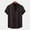 Coffee, variant on KIHOUT Mens Solid Hawaii Button Closure Shirts Casual Turndown Short Sleeve Daily Beach Blouses