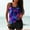 Multicolor-C, variant on Swimwear for Women: High Waisted Tankini Top with Skirt Bottom, Floral Two Piece Bathing Suit, UPF 50  Modest Beachwear