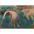 thumbnail image 2 of Edgar Degas 18x14 Black Ornate Wood Framed Double Matted Museum Art Print Titled - Women in a Bath (circa 1890-9), 2 of 5