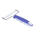 thumbnail image 3 of 2Pcs Stainless Steel Cheese Slicer Cream Cutter Butter Scraper Multi Purpose Kitchen Tools for Kitchen Bakery (TPR Handle, Blue), 3 of 8