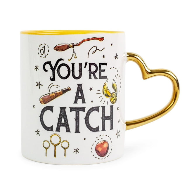 Taza de cerámica Silver Buffalo Harry Potter Quite a Catch 414 ml