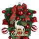 thumbnail image 4 of Adorno navideño Artificial para colgar en la pared, corona decorativa de Navidad para decoración de chimenea, ventana y porche, 4 of 5