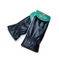 thumbnail image 4 of Guantes de cuero PU con pantalla táctil para hombres y mujeres, guantes cálidos de invierno, gruesos y modernos de color negro, 4 of 4