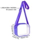 thumbnail image 4 of Bolsa de maquillaje transparente bandolera roja para conciertos, eventos deportivos, festivales, 4 of 5