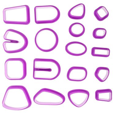 18pcs Polymer Clay Cutters Clay Earring Cutters Jewelry Making Supplies