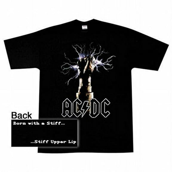 AC/DC Men's Stiff Upper Lip Short Sleeve T Shirt