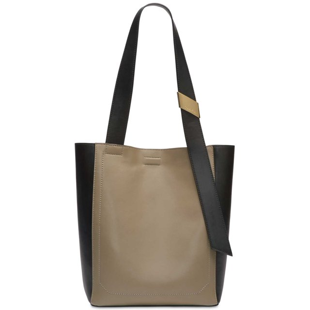 Calvin Klein Women’s Karsyn Small Handbag Totes, Molasses/Black