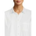 Time and Tru Women's Oversized ButtonDown Shirt