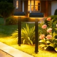 thumbnail image 2 of D.FAMILY Paquete de 2 Luces para Exteriores Solar, 1500 Lm, LED Impermeables para Jardín, 2 of 11