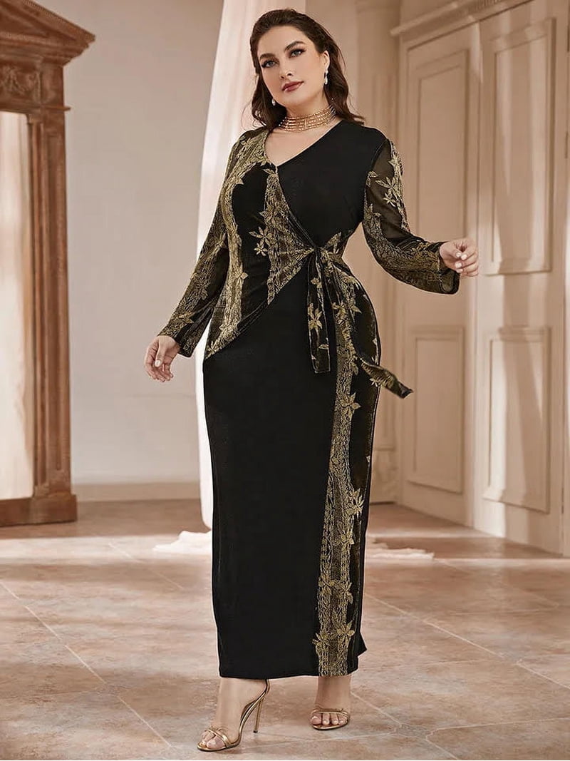 side slit maxi dress Look But Don't Side Slit Maxi Dress