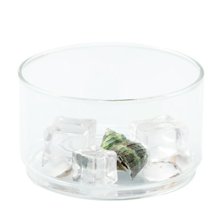 

Changmusheng Stackable Heat Resistant Glass Bowl Transparent Salad Bowl Innovative Dessert Fruit Box