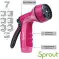 thumbnail image 2 of Sprout Rear-Trigger 7-Pattern Metal Nozzle in Red, 2 of 5