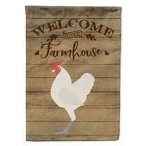 Caroline's Treasures CK6781GF German Langshan Chicken Welcome Flag Garden Size , Small, multicolor