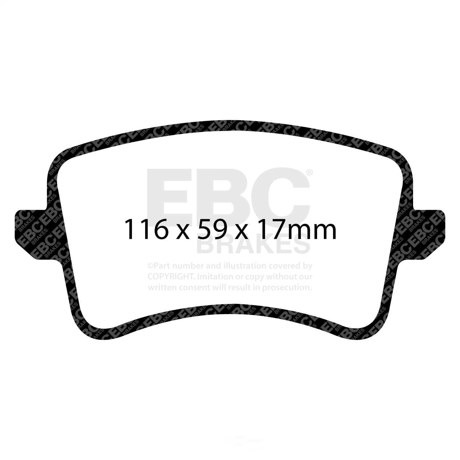 UD1386/ EBC OE Brake Pads